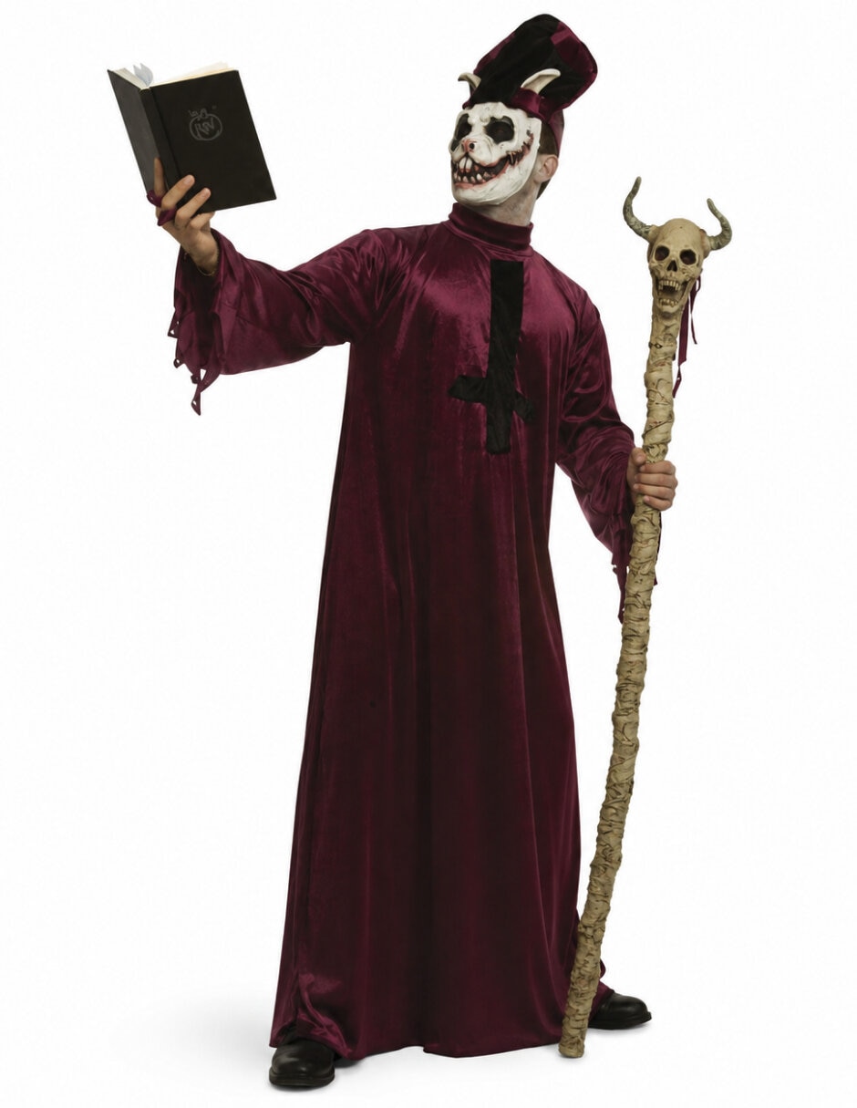 Disfraz Ghoulish Productions Sacerdote malvado de conejo Halloween unisex